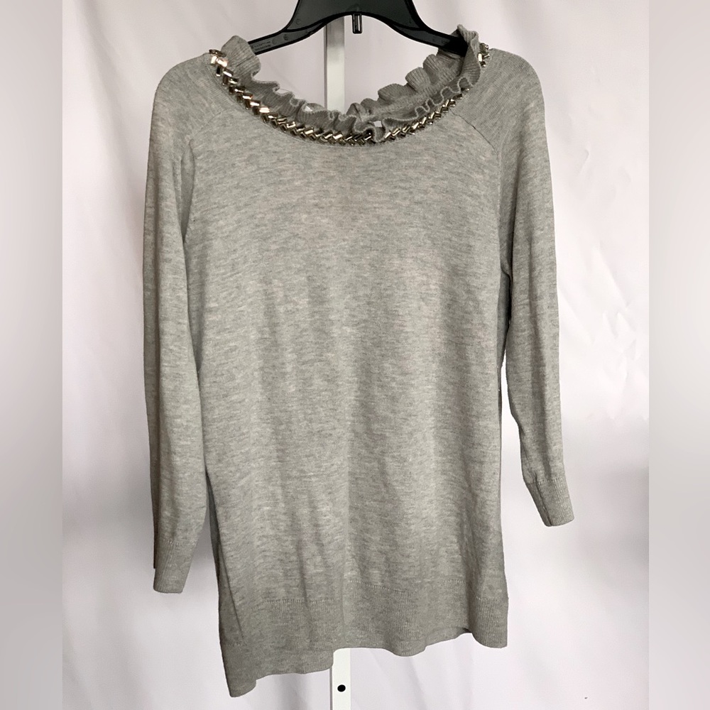 RSVP by TALBOTS (Size X) Knitted sweater with a ruffled neckline